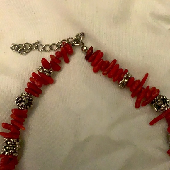 Red coral necklace - Picture 3 of 3